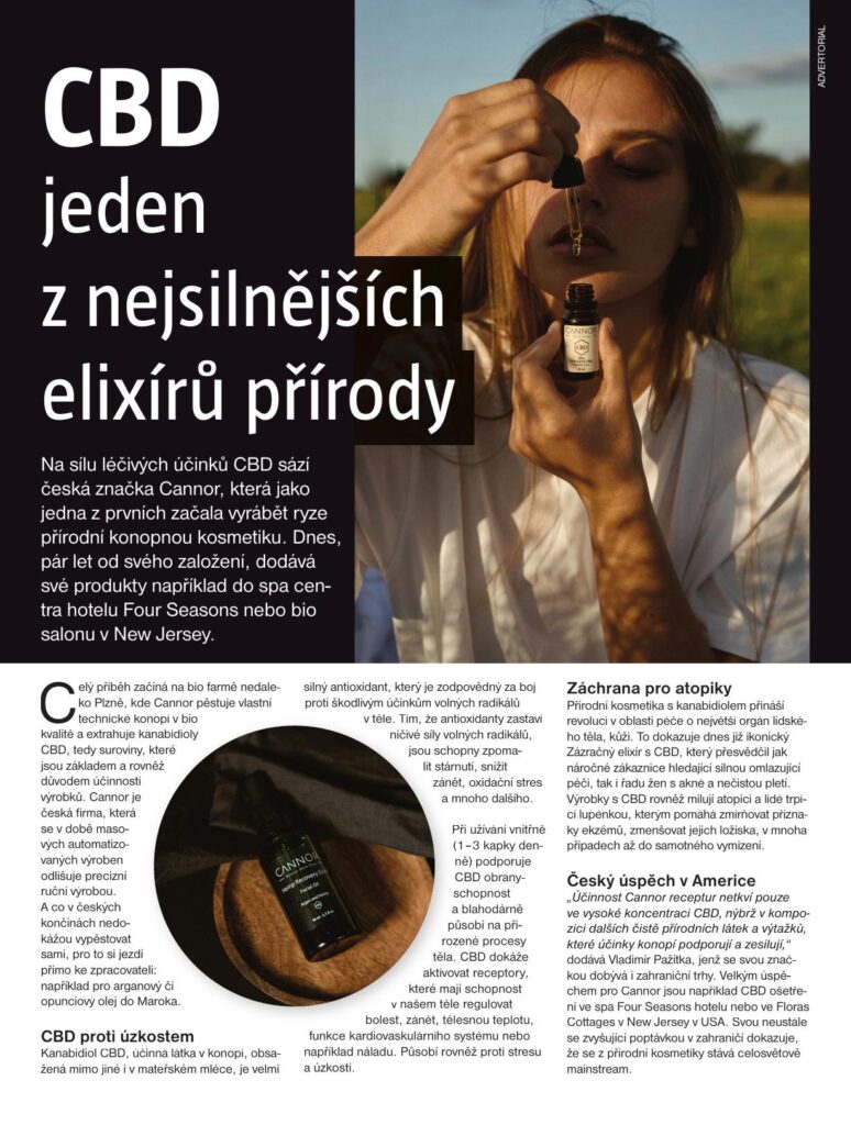Moje psychologie, CBD, CBD účinky, CBD kosmetika, CANNOR, konopí, léčivé konopí, pažitka, elixír,