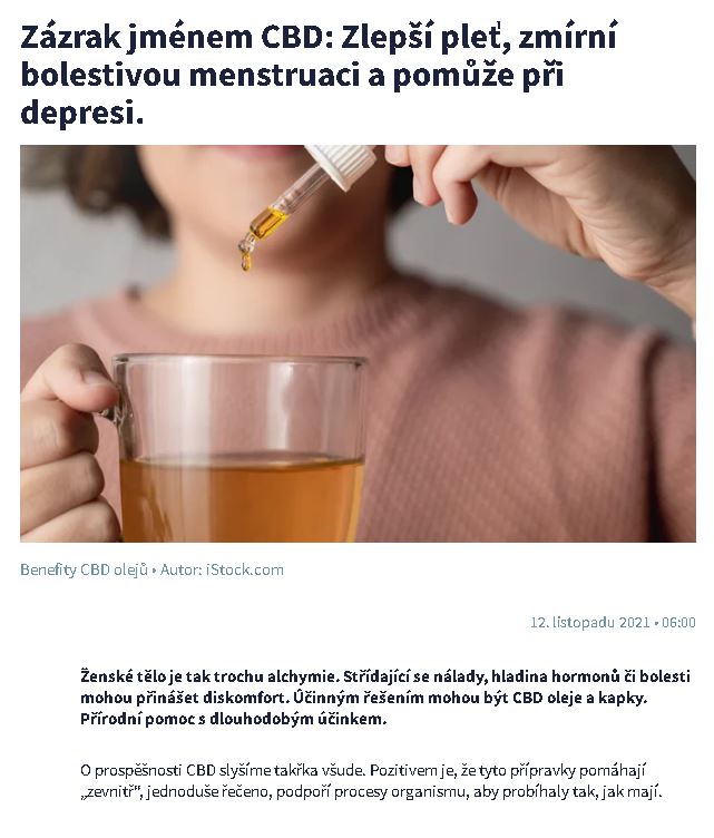 Moje zdravi, vladimir pazitka, CANNOR, CBD oleje, CBD, konopi, CBD kosmetika, media,