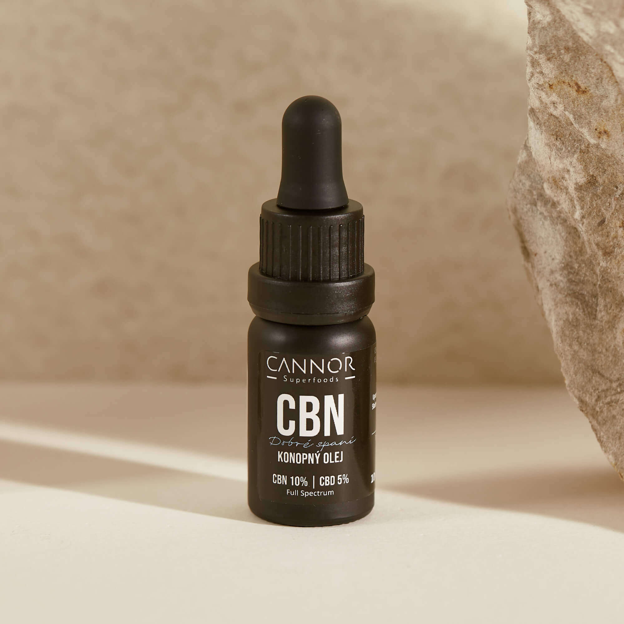 CBN konopný olej Dobré spaní 10% 1000mg CBN, 500mg CBD, 10ml CBN konopný olej