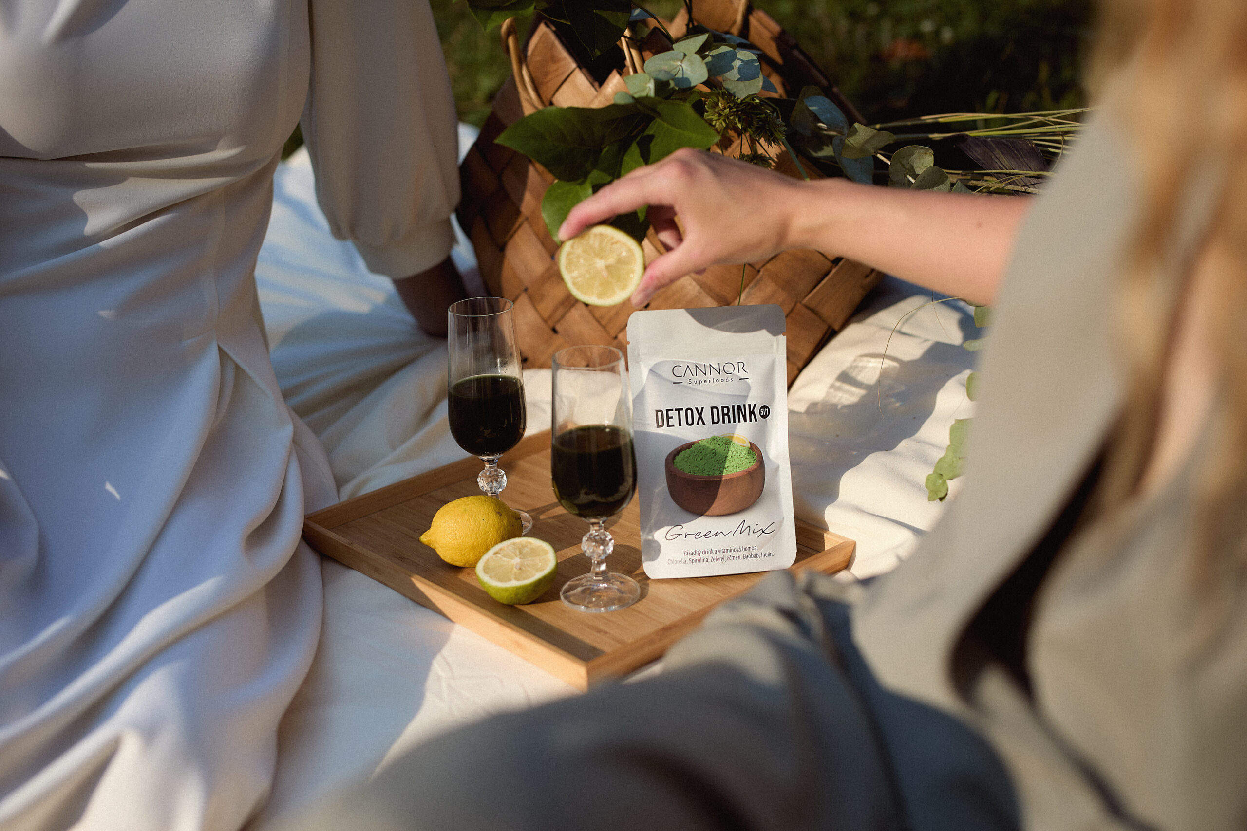 Detox drink 5v1 CANNOR, green detox, zelené superpotraviny, Detox drink 5v1 CANNOR, green detox, zelené superpotraviny,