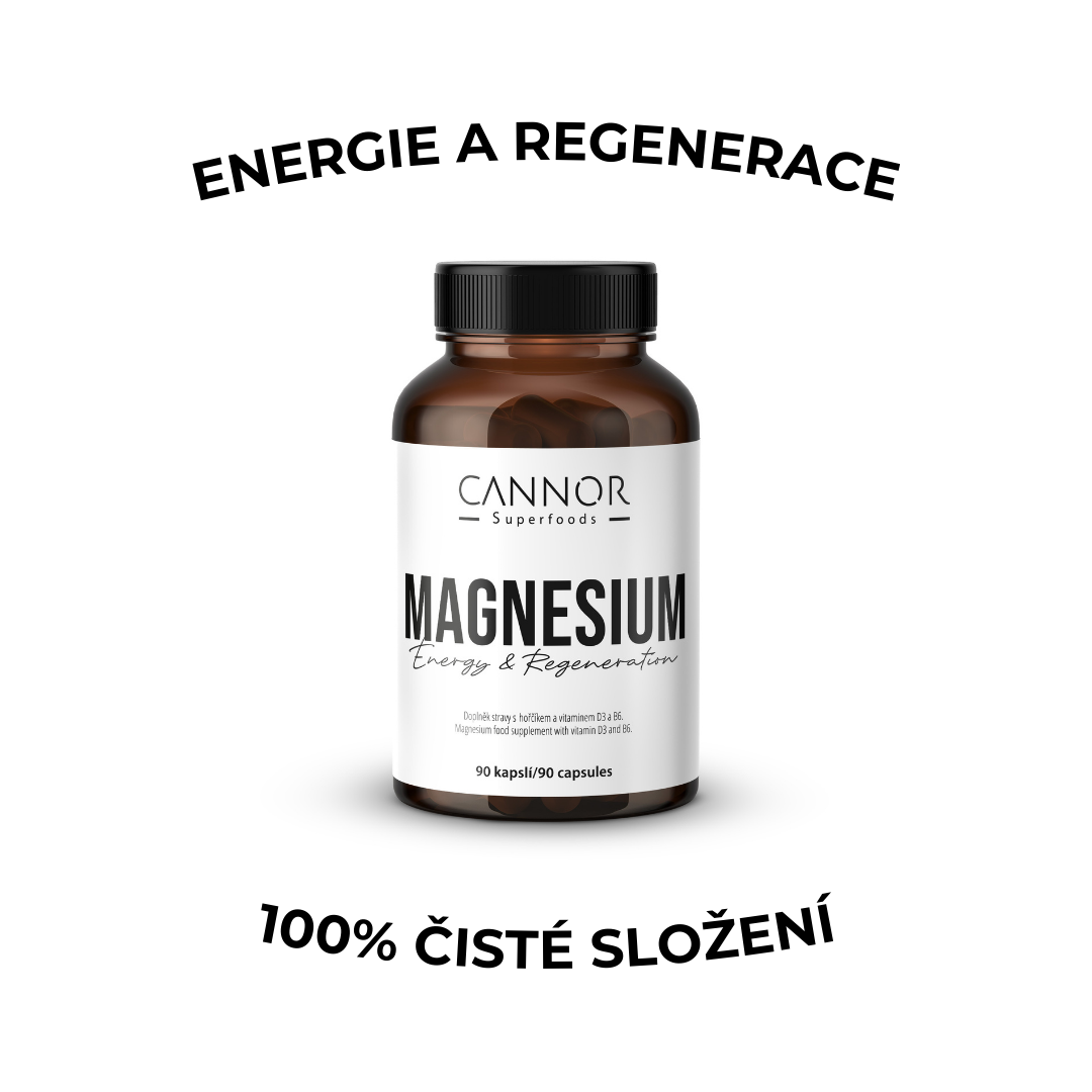 Magnesium 2147mg (90 tablet), Cannor, hořčík, malát, citrát, bisglycinát