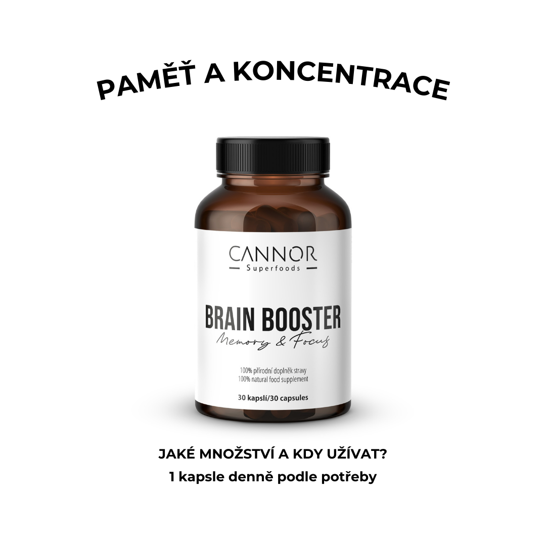 Cannor Brain Booster Pameť & Koncentrace Cannor Brain Booster Pameť & Koncentrace