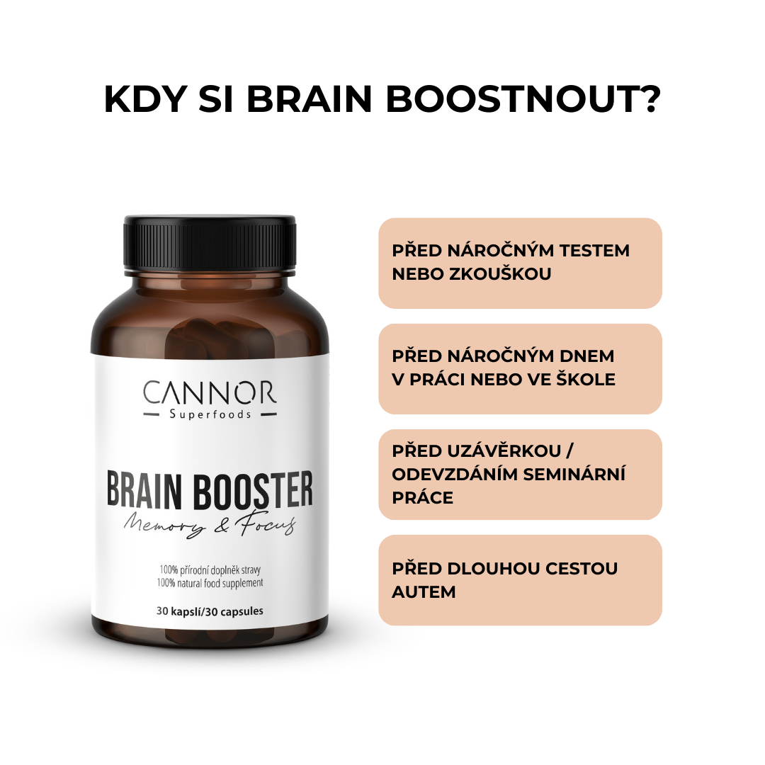 Cannor Brain Booster Pameť & Koncentrace Cannor Brain Booster Pameť & Koncentrace
